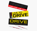 ‘Live To Drive’ Sticker Set (5pcs)